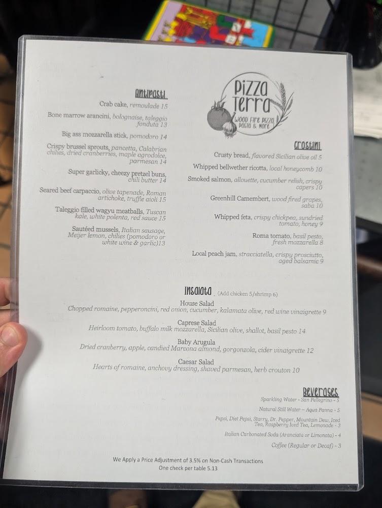 Pizza Terra Menu image 4